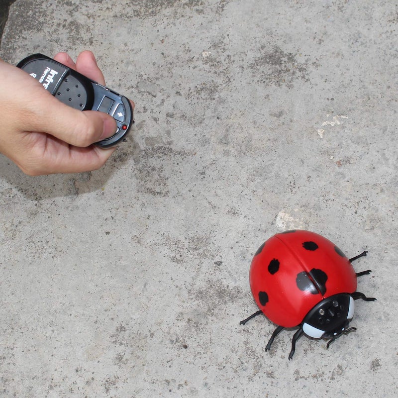Tipmant Kids RC Ladybird Animal Toy Remote Control Car Vehicle Electric Fake Insect Prank Toys for Christmas Halloween - Image 4